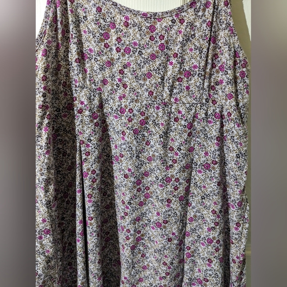 Mossimo Supply Co Summer Dress, Purple Flowers, Barely worn, Size Large - Picture 9 of 12